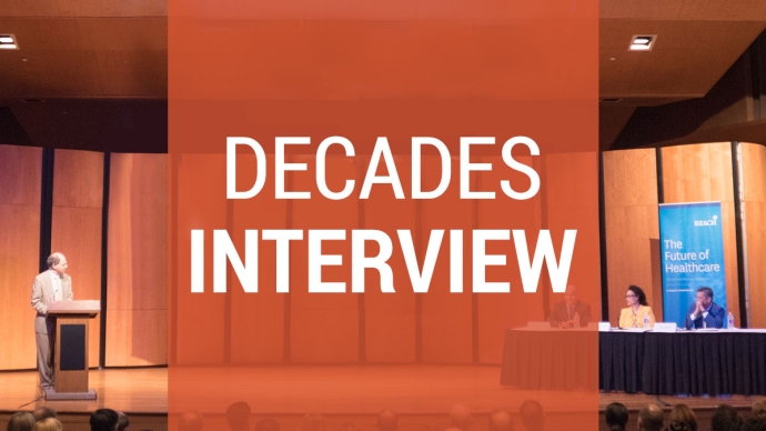 Health connections newsletter decades interview graphic