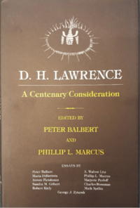 D. H. Lawrence: A Centenary Consideration book cover