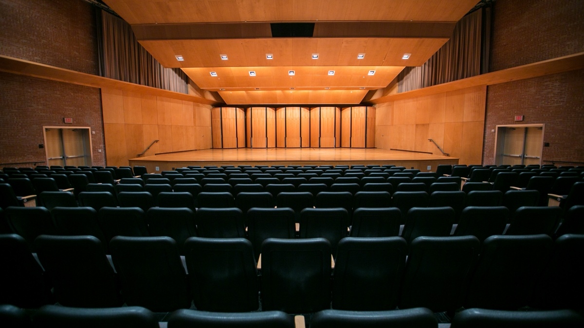 Empty recital hall