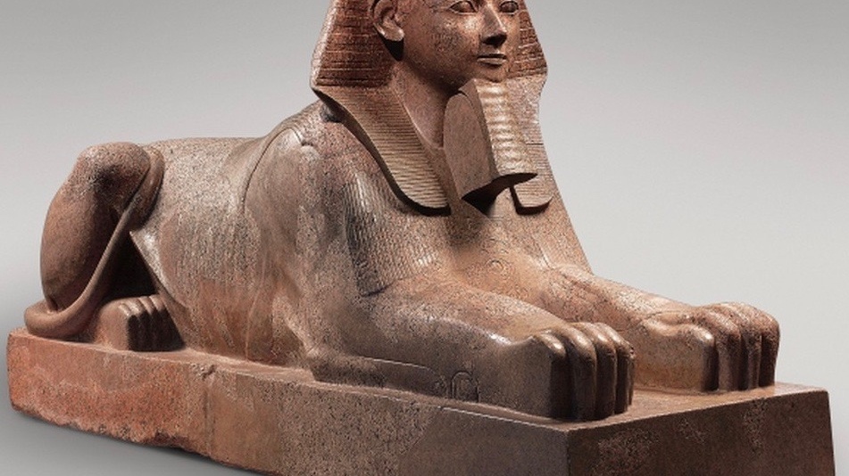 sculpture of the Sphinx from ancient Egypt